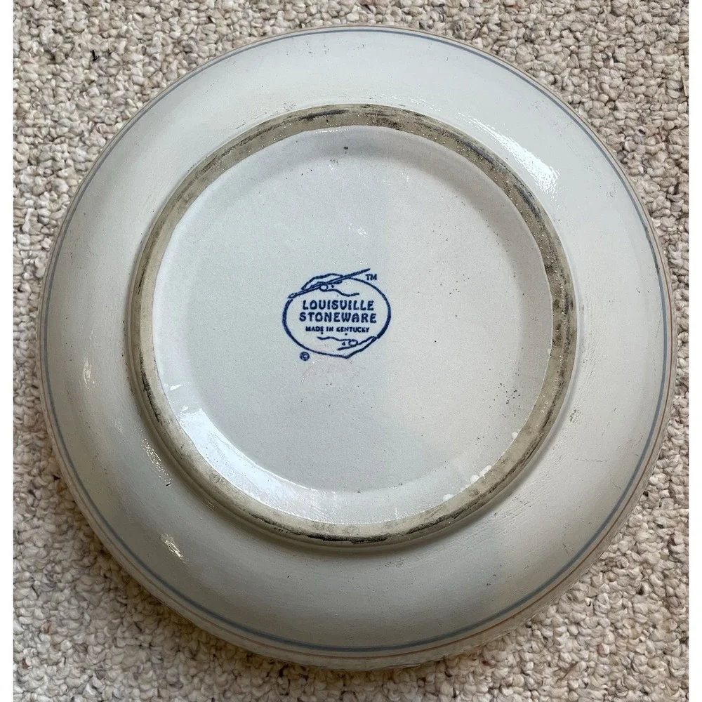 Louisville Stoneware The Night Before Christmas Large Serving Bowl Holiday 12.5‎